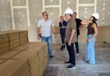 Zamora supervisó la construcción del nuevo auditorio de Ricardo Rojas