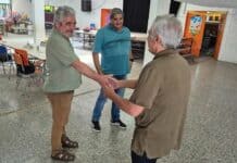 Julio Zamora recorrió obras de infraestructura edilicia en la Escuela Primaria N°42