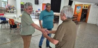 Julio Zamora recorrió obras de infraestructura edilicia en la Escuela Primaria N°42 InfoBAN