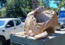 Vandalizaron un busto de Perón en Benavídez: la concejal Mariela Lomes presentó una denuncia penal