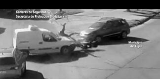 VIDEO: impactante choque en Tigre — un motociclista salió despedido tras ser embestido por un auto en El Talar InfoBAN